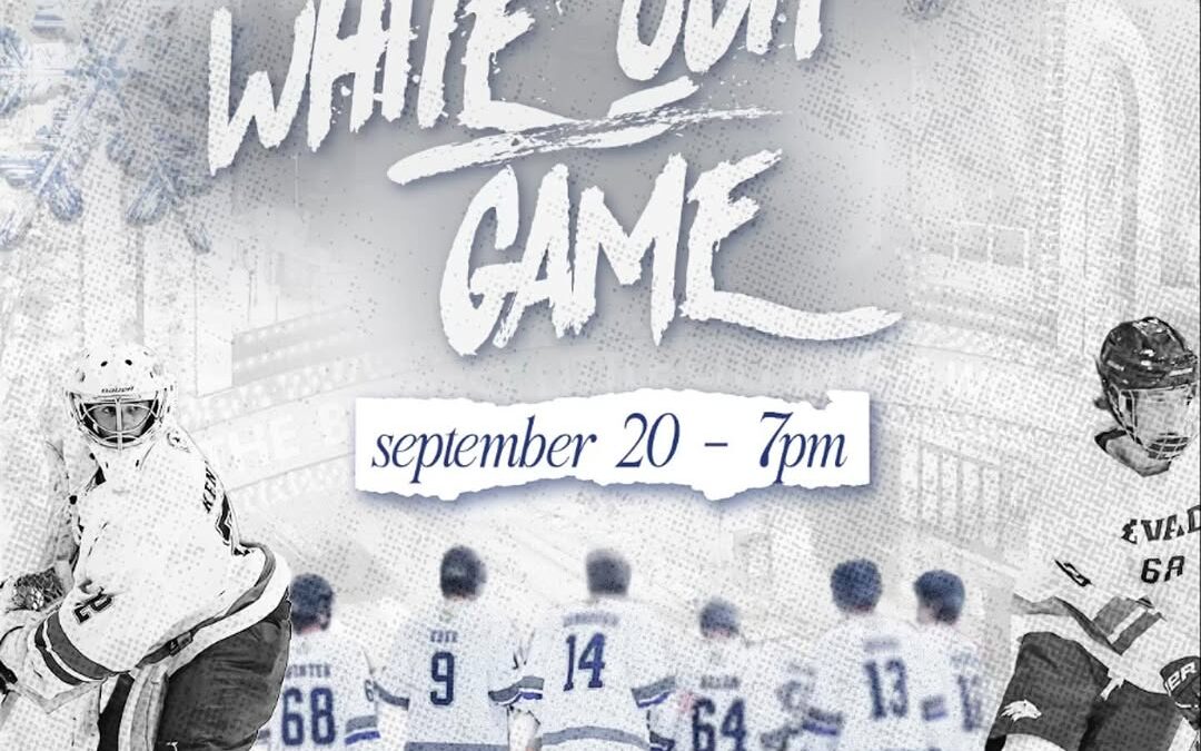 Puck drop at 7 PM (arrive early by 6:30