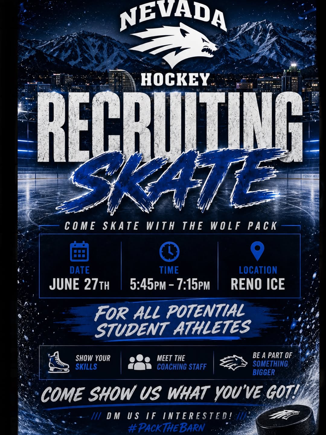 🏒 RECRUITING SKATE IS HERE!