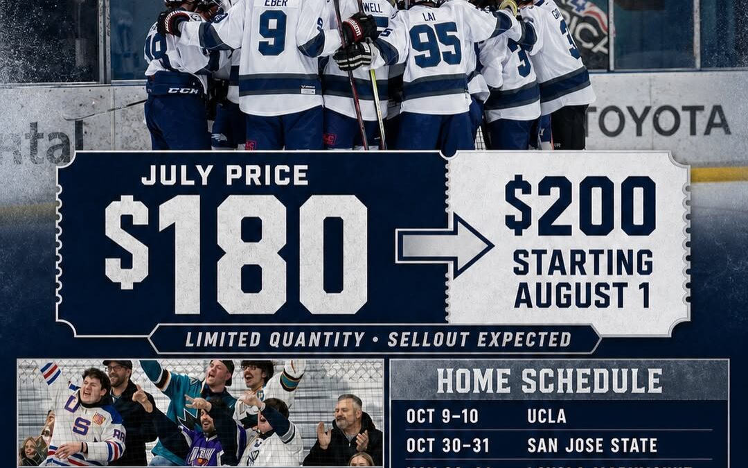 2026–27 University of Nevada Hockey Season Tickets are HERE!